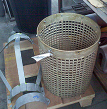 perforated strainer basket fabrication