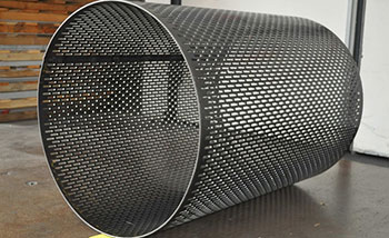 slotted hole perforated cylinder