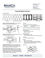 Expanded Metal Overview, expanded metal