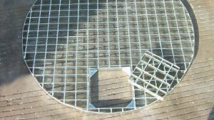 well cover bar grating