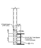 to 6" I-Beam with Spacer