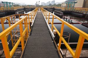 FRP grating walkway