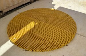 custom fabricated FRP grating