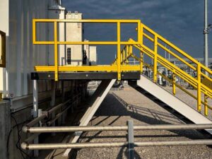 Custom FRP Structurals, Handrails & Grating Custom FRP Structurals, Handrails & Grating